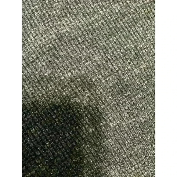 Michael Kors Mens Black Wool knit Pullover sweater Thermal Waffle Knit Large - Picture 7 of 8